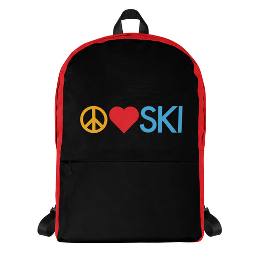 CS0026 - 05002 - Peace | Love | SKI Backpack