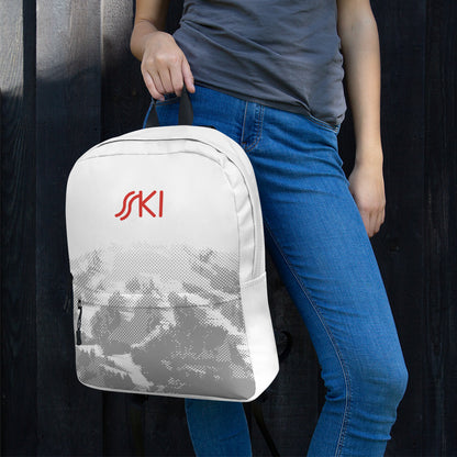 CS0030 - 05002 - SKI Tracks Print Backpack