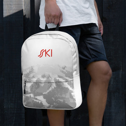 CS0030 - 05002 - SKI Tracks Print Backpack