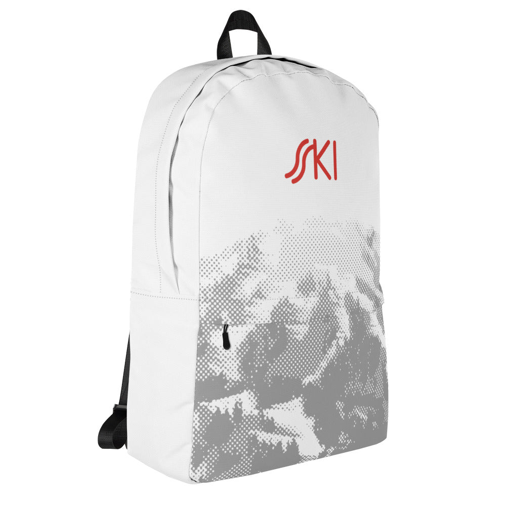 CS0030 - 05002 - SKI Tracks Print Backpack