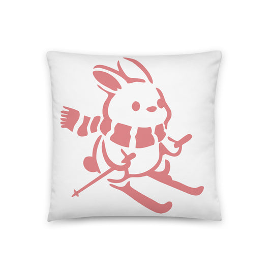 CS0011 - 06005 - Ski Bunny Basic Pillow (White)