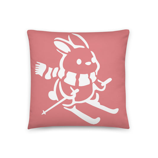 CS0011 - 06005 - Ski Bunny Basic Pillow (Pink)