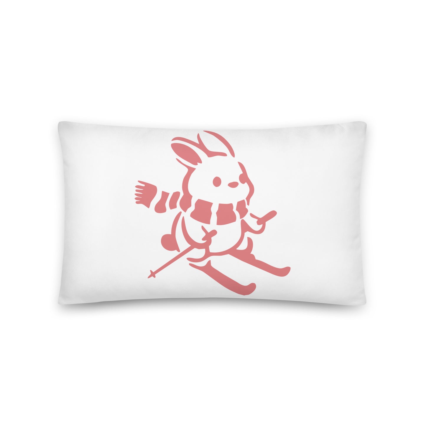 CS0011 - 06005 - Ski Bunny Basic Pillow (White)