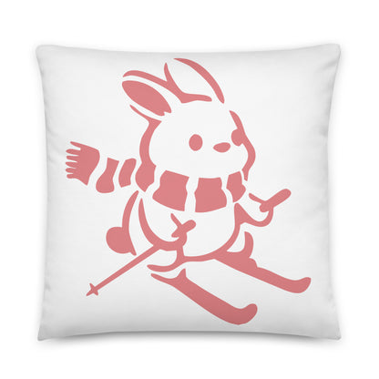 CS0011 - 06005 - Ski Bunny Basic Pillow (White)