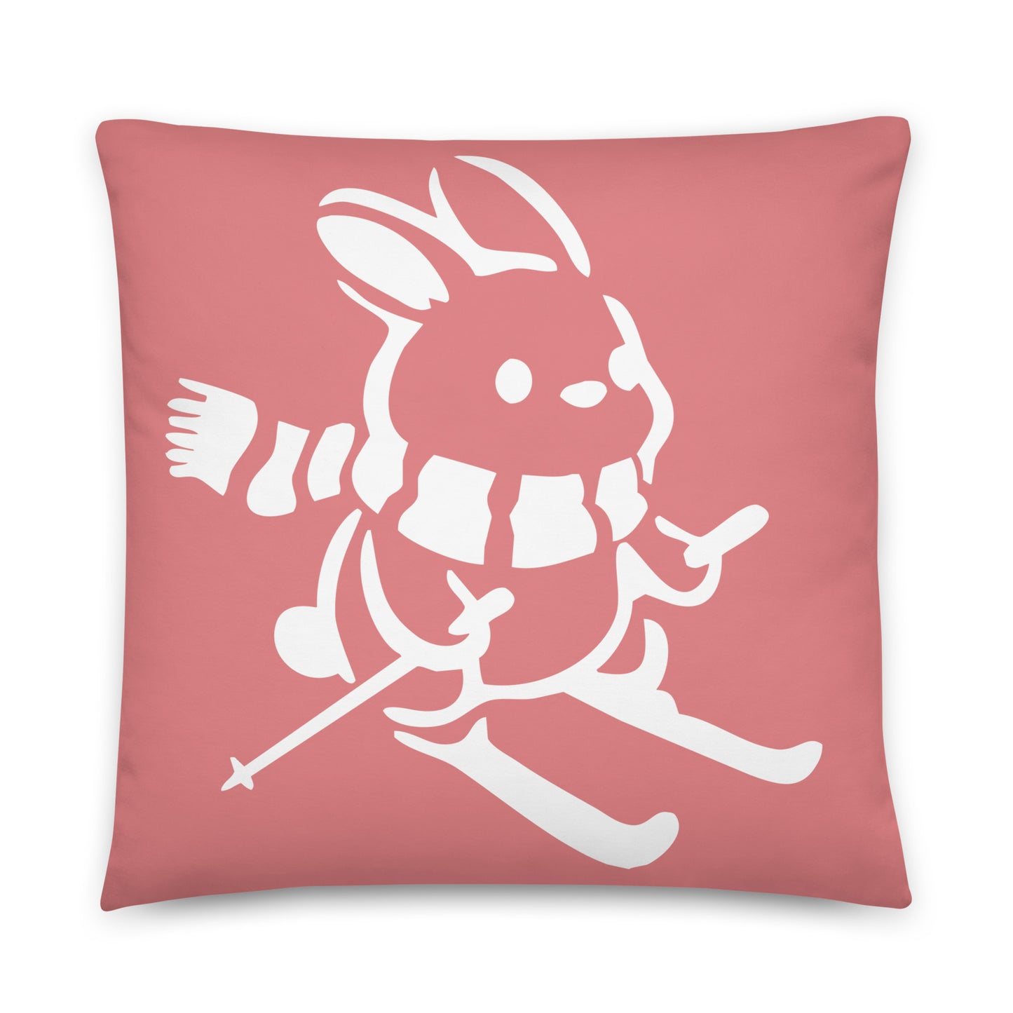 CS0011 - 06005 - Ski Bunny Basic Pillow (Pink)