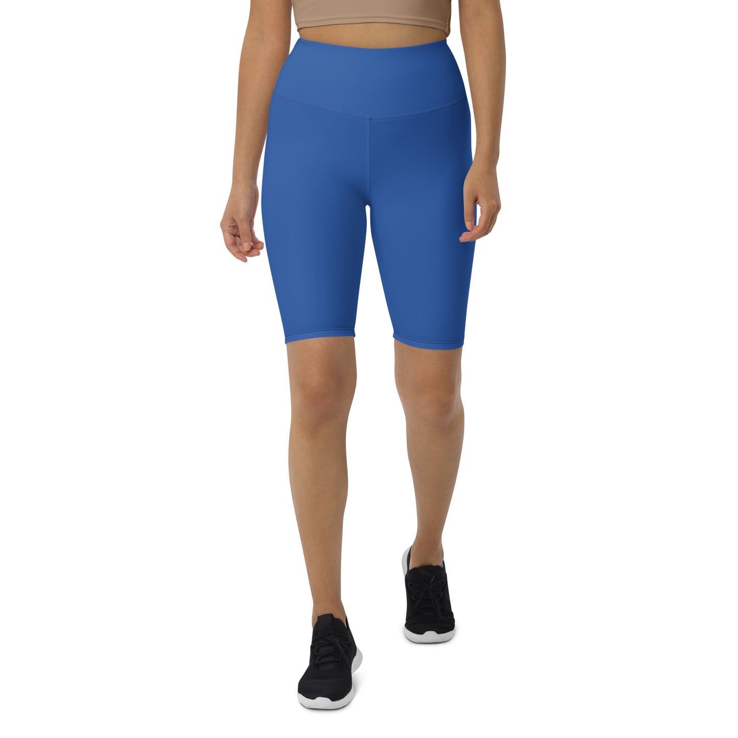 SSASC0029 - 02013 AOP Women's Biker Shorts (Matching Blue)