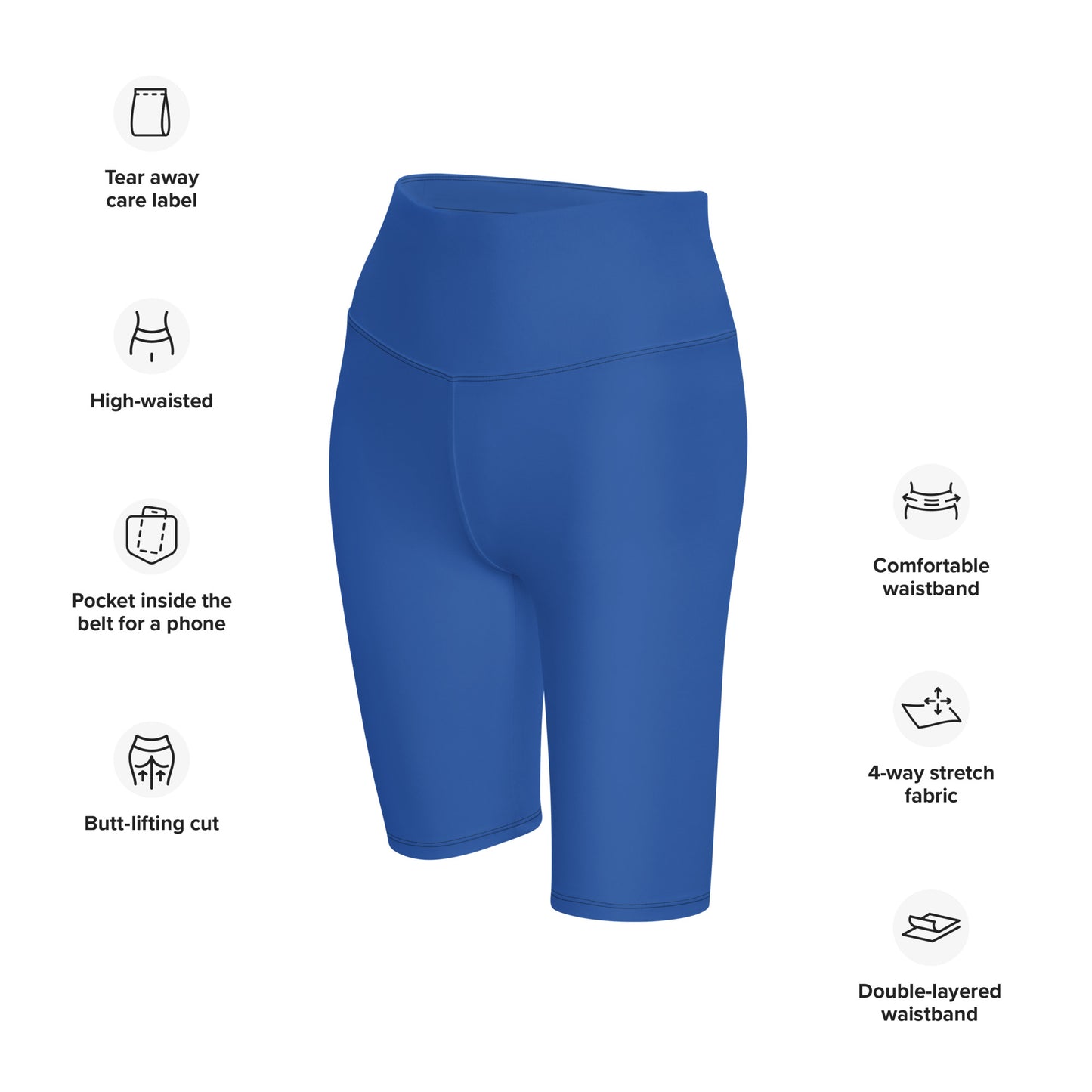 SSASC0029 - 02013 AOP Women's Biker Shorts (Matching Blue)