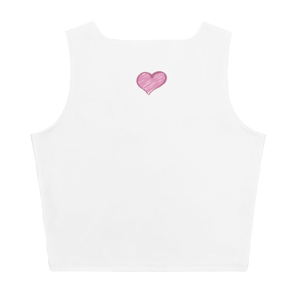 CS0047 - 02010 - AOP Love Skiing/Women's Crop Top