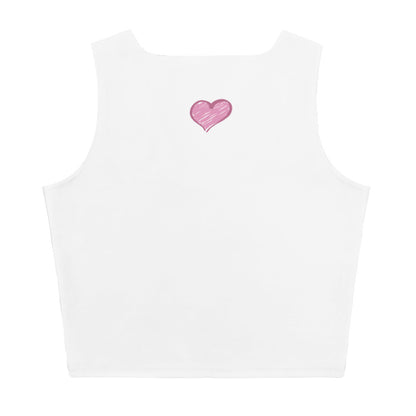 CS0047 - 02010 - AOP Love Skiing/Women's Crop Top