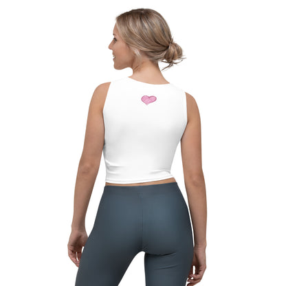 CS0047 - 02010 - AOP Love Skiing/Women's Crop Top