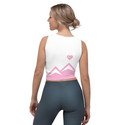 CS0027 - 02010 - AOP LOVE2SKI Crop Top Tank