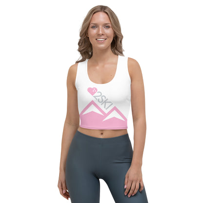 CS0027 - 02010 - AOP LOVE2SKI Crop Top Tank