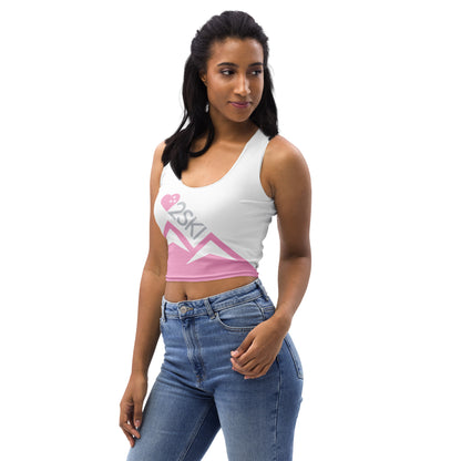 CS0027 - 02010 - AOP LOVE2SKI Crop Top Tank