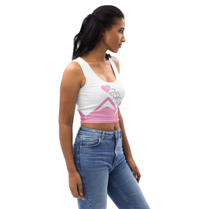 CS0027 - 02010 - AOP LOVE2SKI Crop Top Tank