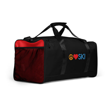 CS0026 - 05001 - Peace | Love | SKI Duffle bag