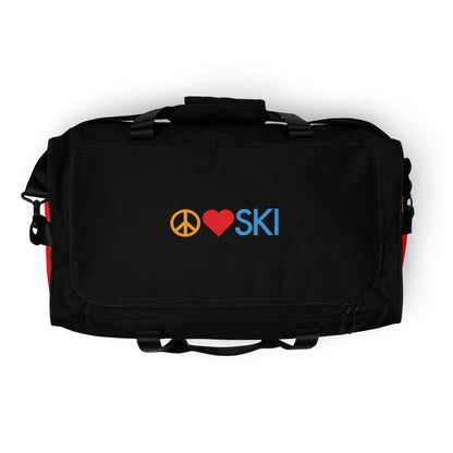 CS0026 - 05001 - Peace | Love | SKI Duffle bag