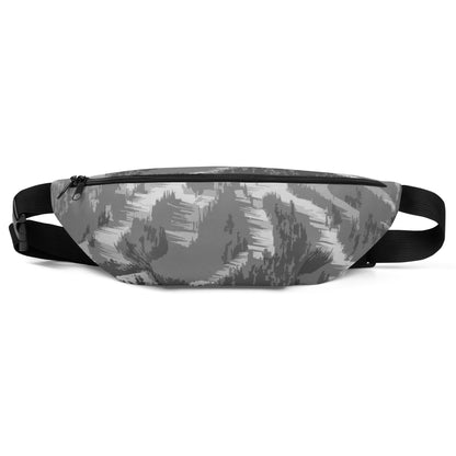 CS0028 - 05003 - Ski Slopes Print Fanny Pack (Gray)