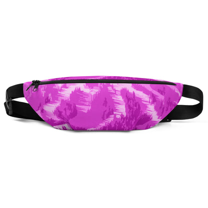 CS0028 - 05003 - Ski Slopes Print Fanny Pack (Pink)