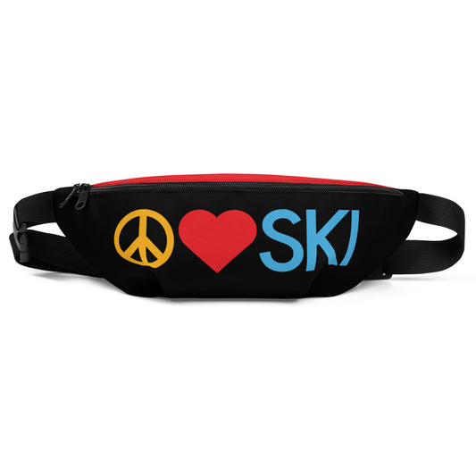 CS0026 - 05003 - Peace | Love | SKI Fanny Pack