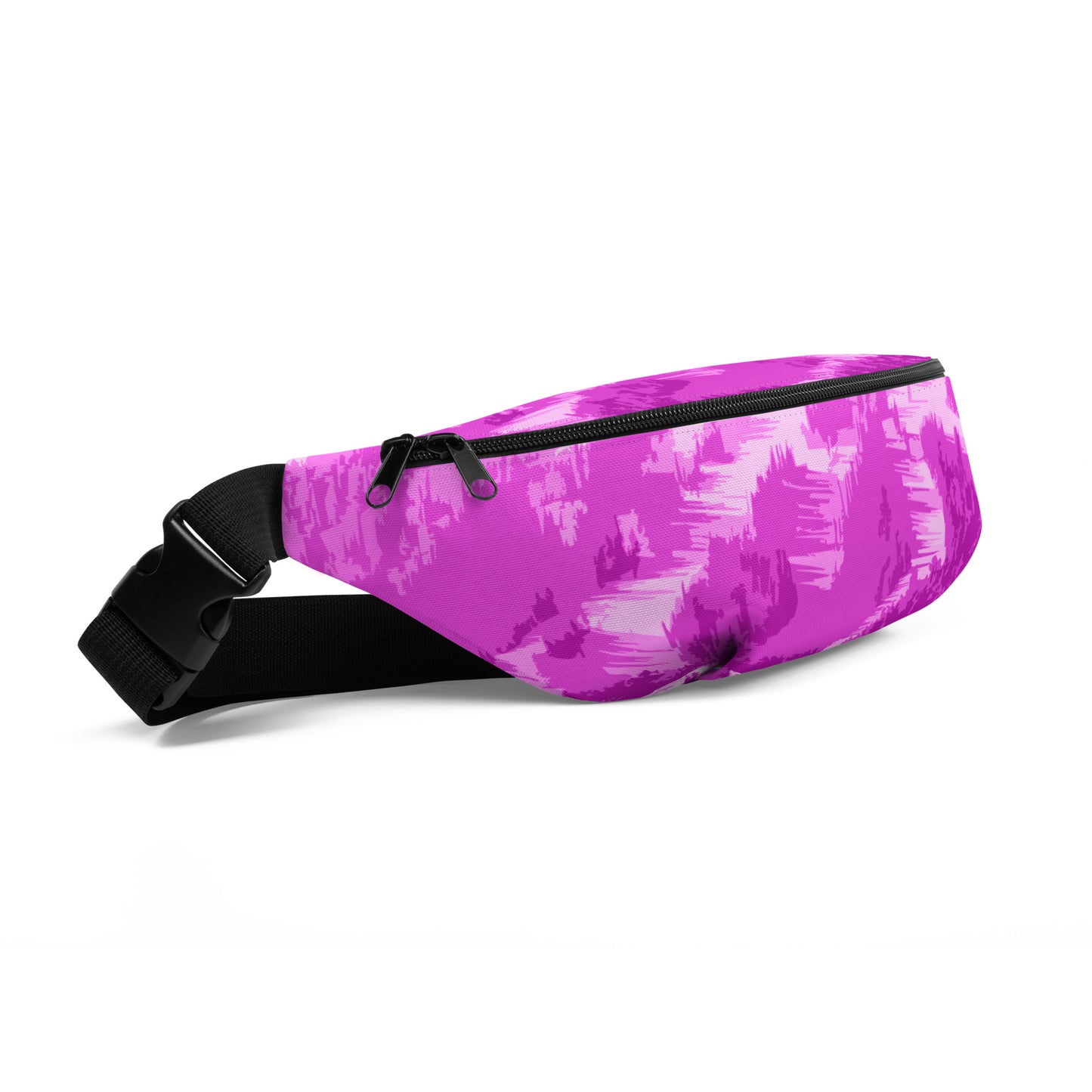 CS0028 - 05003 - Ski Slopes Print Fanny Pack (Pink)