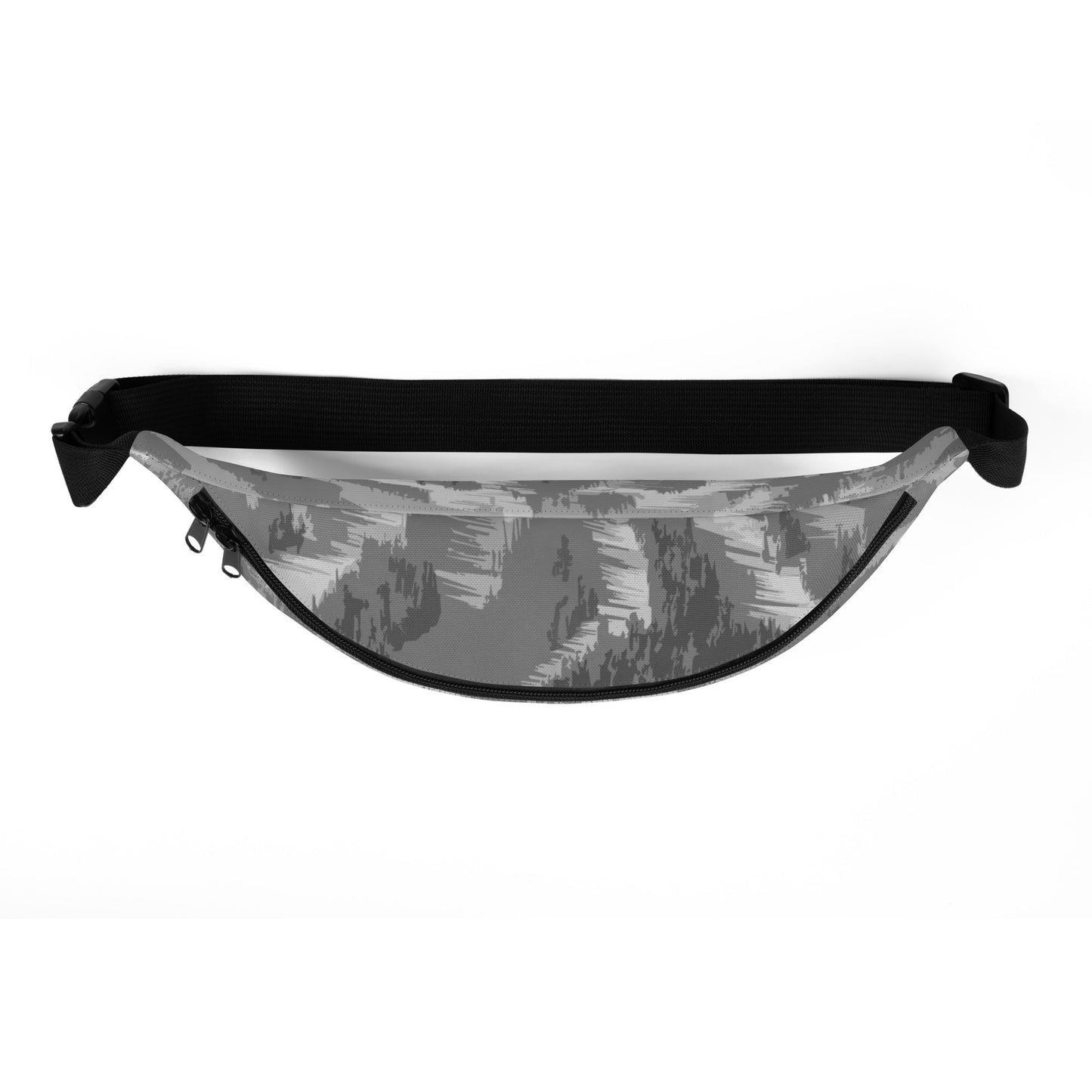 CS0028 - 05003 - Ski Slopes Print Fanny Pack (Gray)