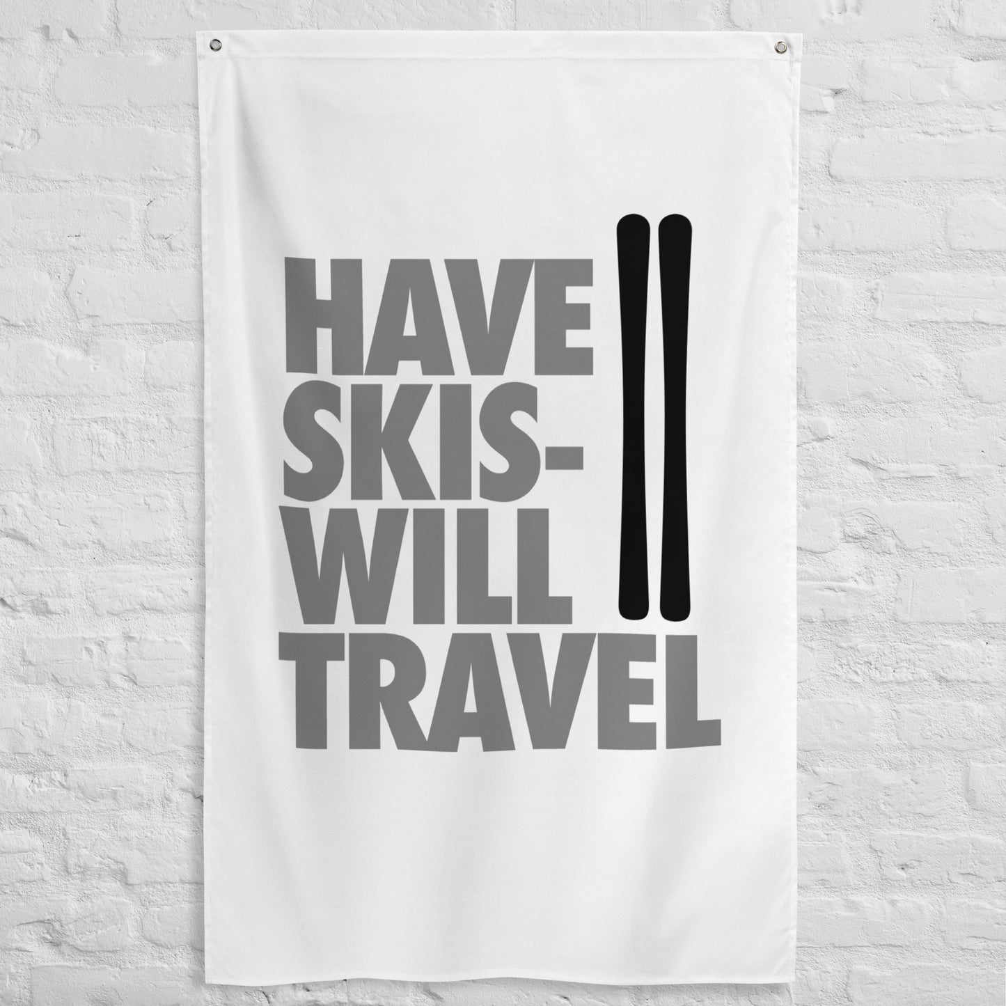 CS0032 - 06008 - Have Skis Will Travel Flag