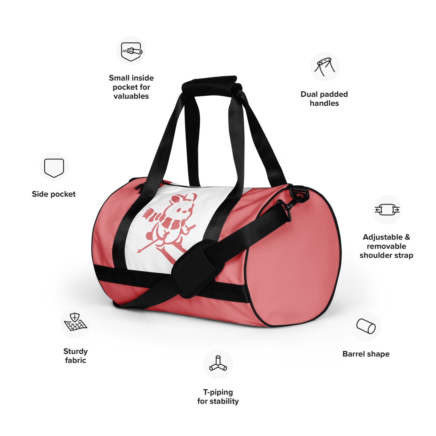 CS0011 - 05001 - AOP Ski Bunny gym bag