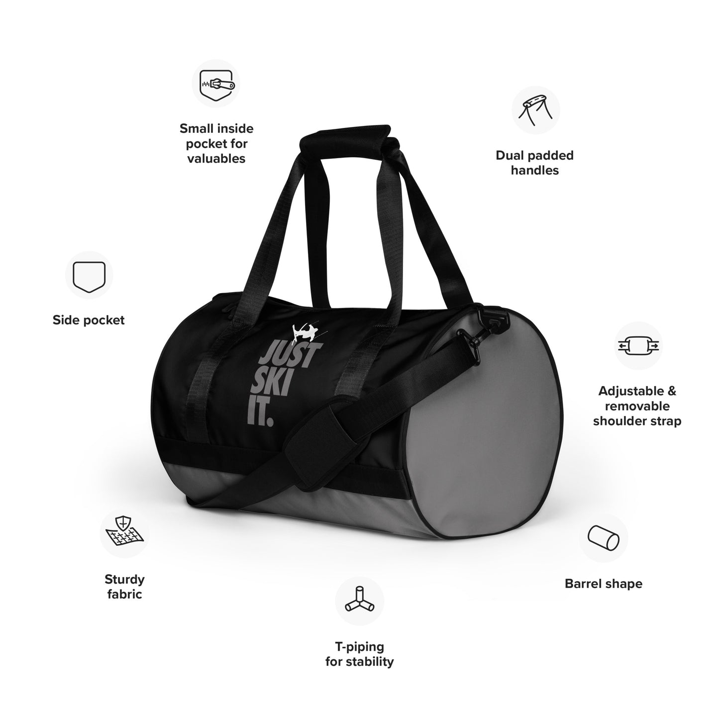 CS0031 - 05001 - AOP Just Ski It Gym Bag