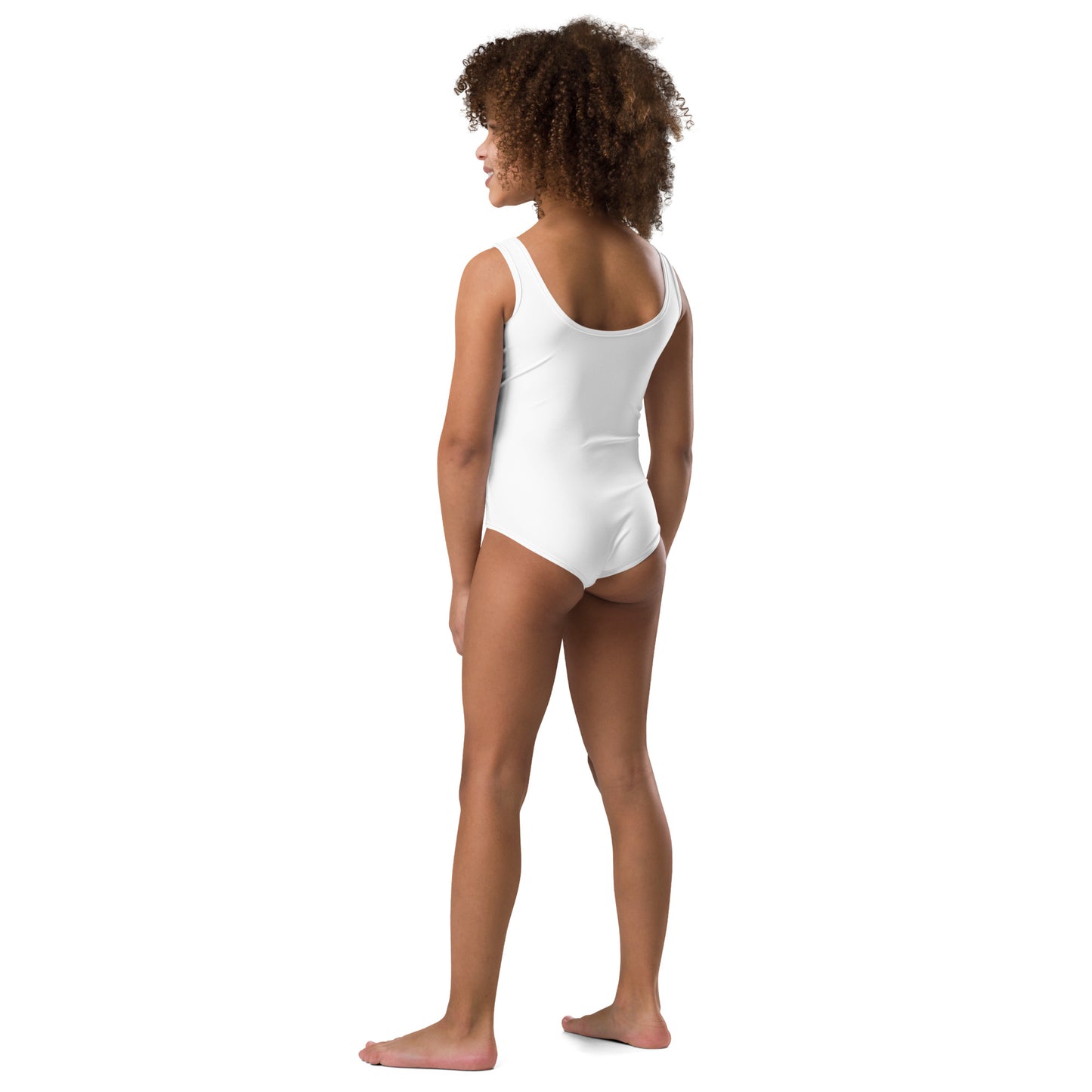 CS0047 - 03008 - AOP Love Skiing/Women's Kids Swimsuit