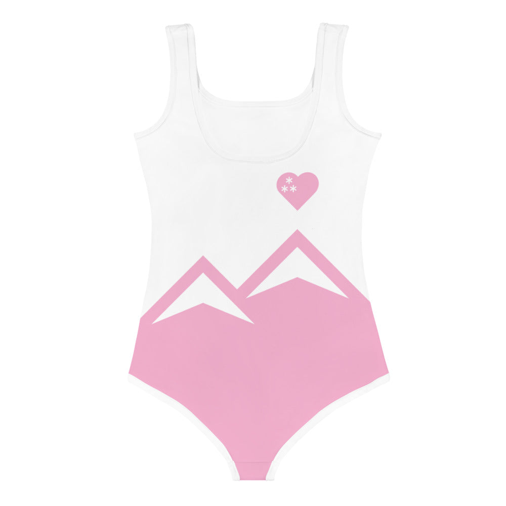 CS0027 - 03013 - AOP LOVE2SKI Kids Swimsuit