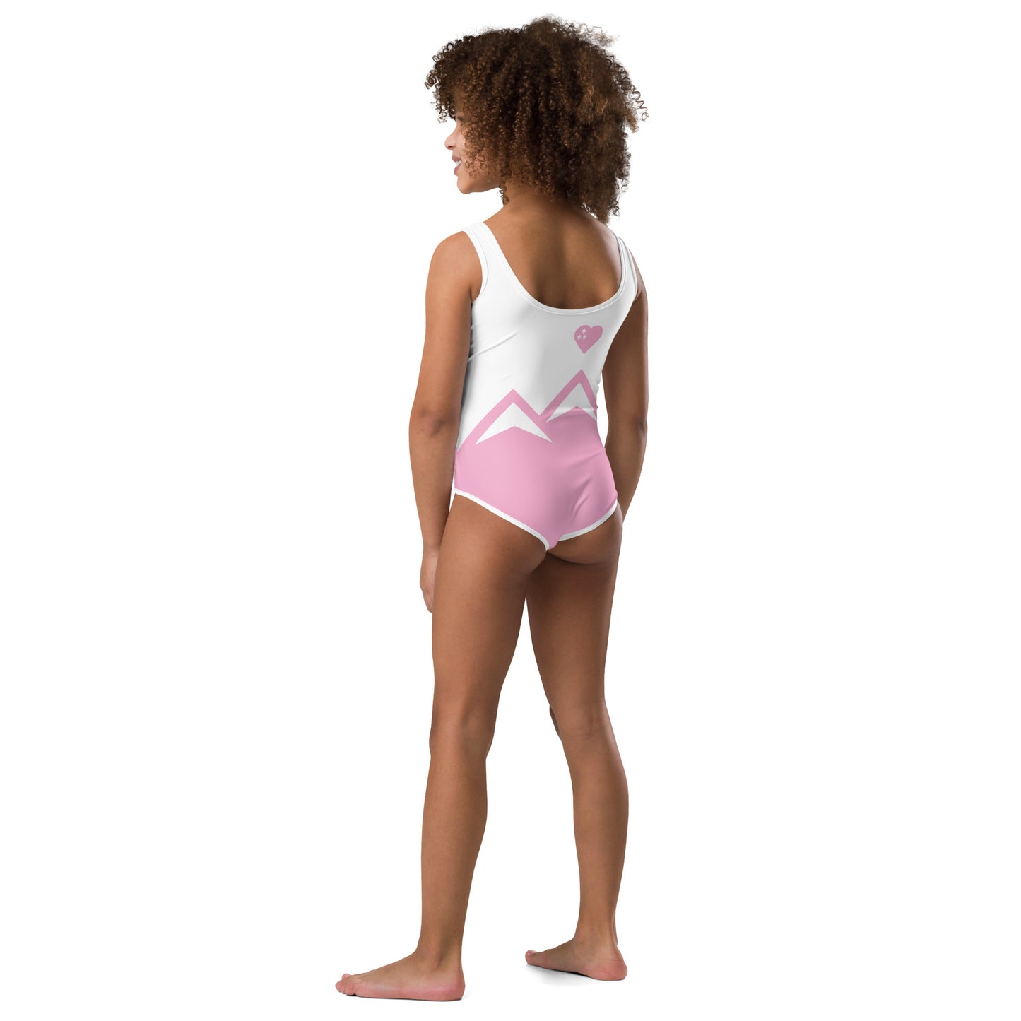 CS0027 - 03013 - AOP LOVE2SKI Kids Swimsuit