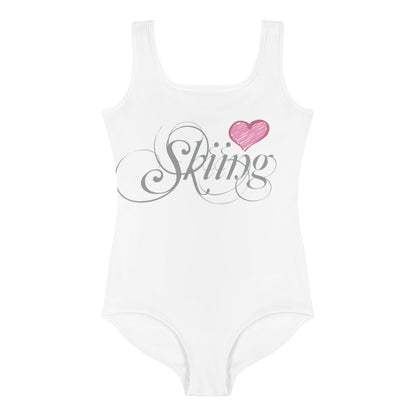 CS0047 - 03008 - AOP Love Skiing/Women's Kids Swimsuit