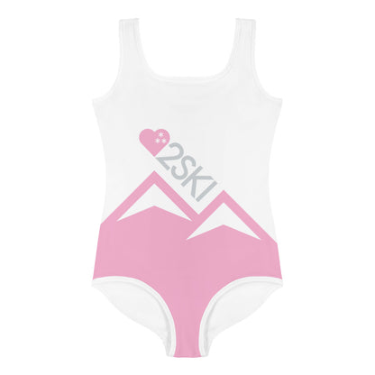 CS0027 - 03013 - AOP LOVE2SKI Kids Swimsuit