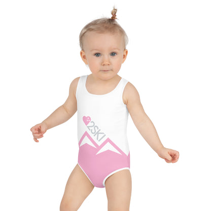 CS0027 - 03013 - AOP LOVE2SKI Kids Swimsuit