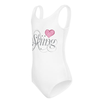 CS0047 - 03008 - AOP Love Skiing/Women's Kids Swimsuit