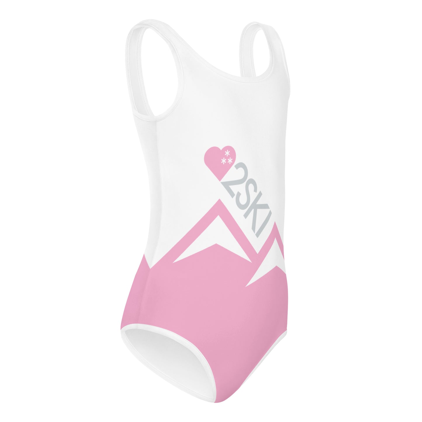 CS0027 - 03013 - AOP LOVE2SKI Kids Swimsuit