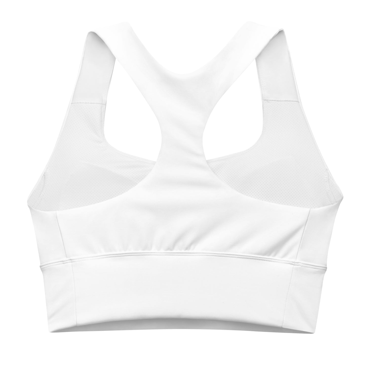 CS0027 - 02011 - LOVE2SKI Longline sports bra (Matching White)