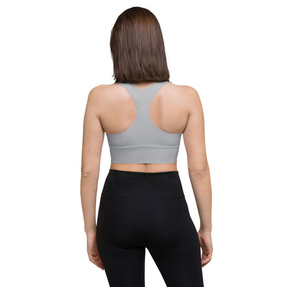 CS0027 - 02011 - LOVE2SKI Longline sports bra (Matching Grey)