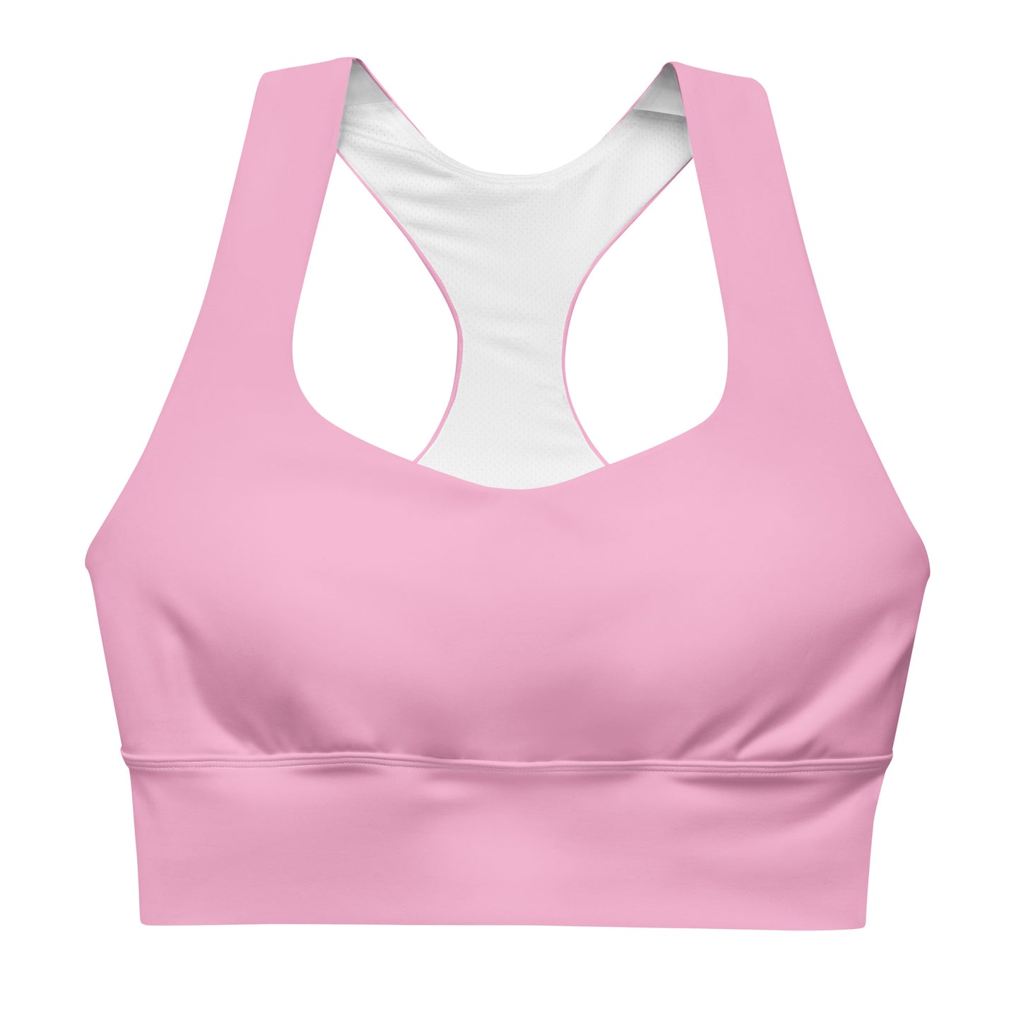 CS0027 - 02011 - LOVE2SKI Longline sports bra (Matching Pink)