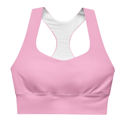 CS0027 - 02011 - LOVE2SKI Longline sports bra (Matching Pink)