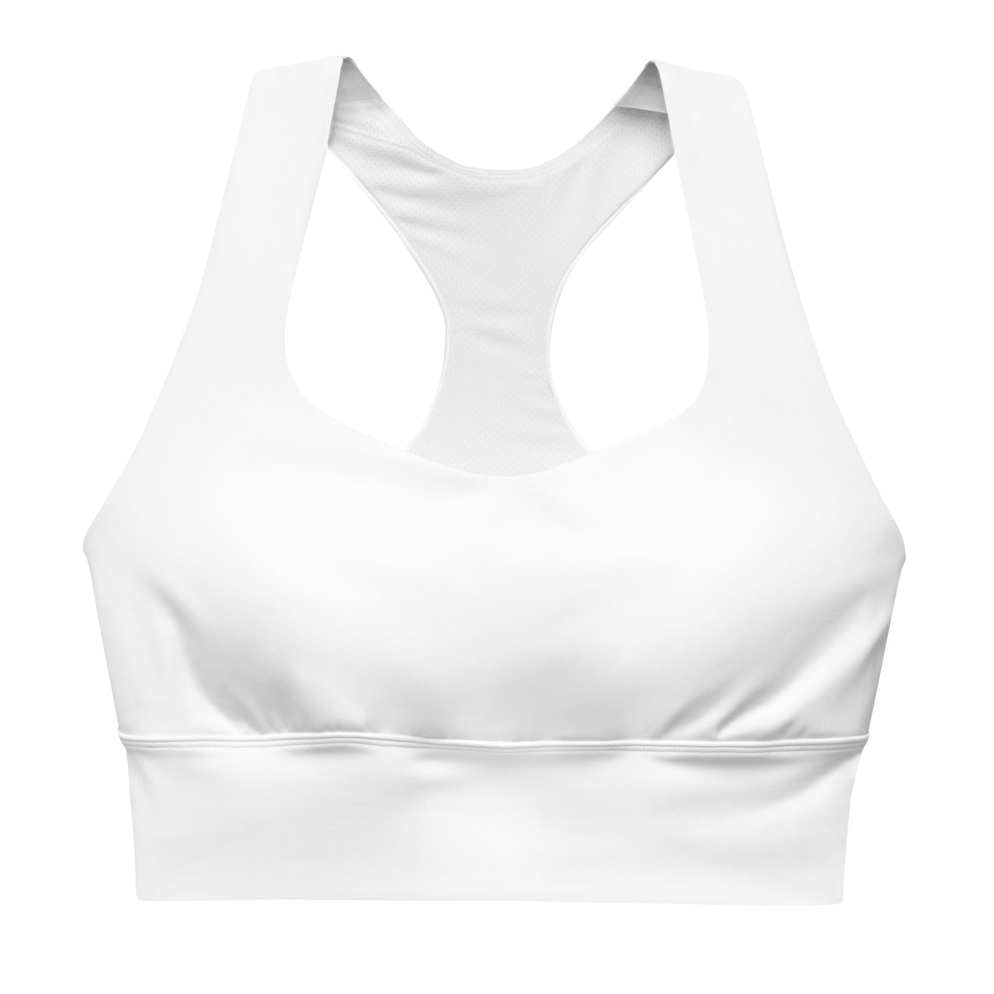 CS0027 - 02011 - LOVE2SKI Longline sports bra (Matching White)