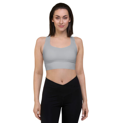 CS0027 - 02011 - LOVE2SKI Longline sports bra (Matching Grey)