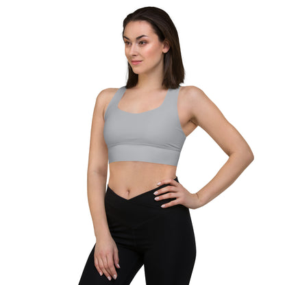 CS0027 - 02011 - LOVE2SKI Longline sports bra (Matching Grey)