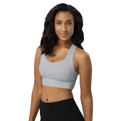 CS0027 - 02011 - LOVE2SKI Longline sports bra (Matching Grey)