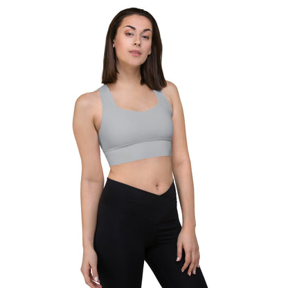 CS0027 - 02011 - LOVE2SKI Longline sports bra (Matching Grey)