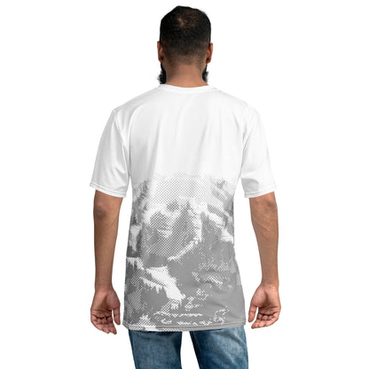 CS0030 - 01001 - AOP SKI Tracks Print Men's T-shirt