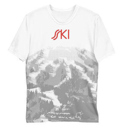 CS0030 - 01001 - AOP SKI Tracks Print Men's T-shirt