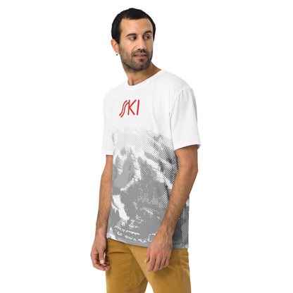 CS0030 - 01001 - AOP SKI Tracks Print Men's T-shirt