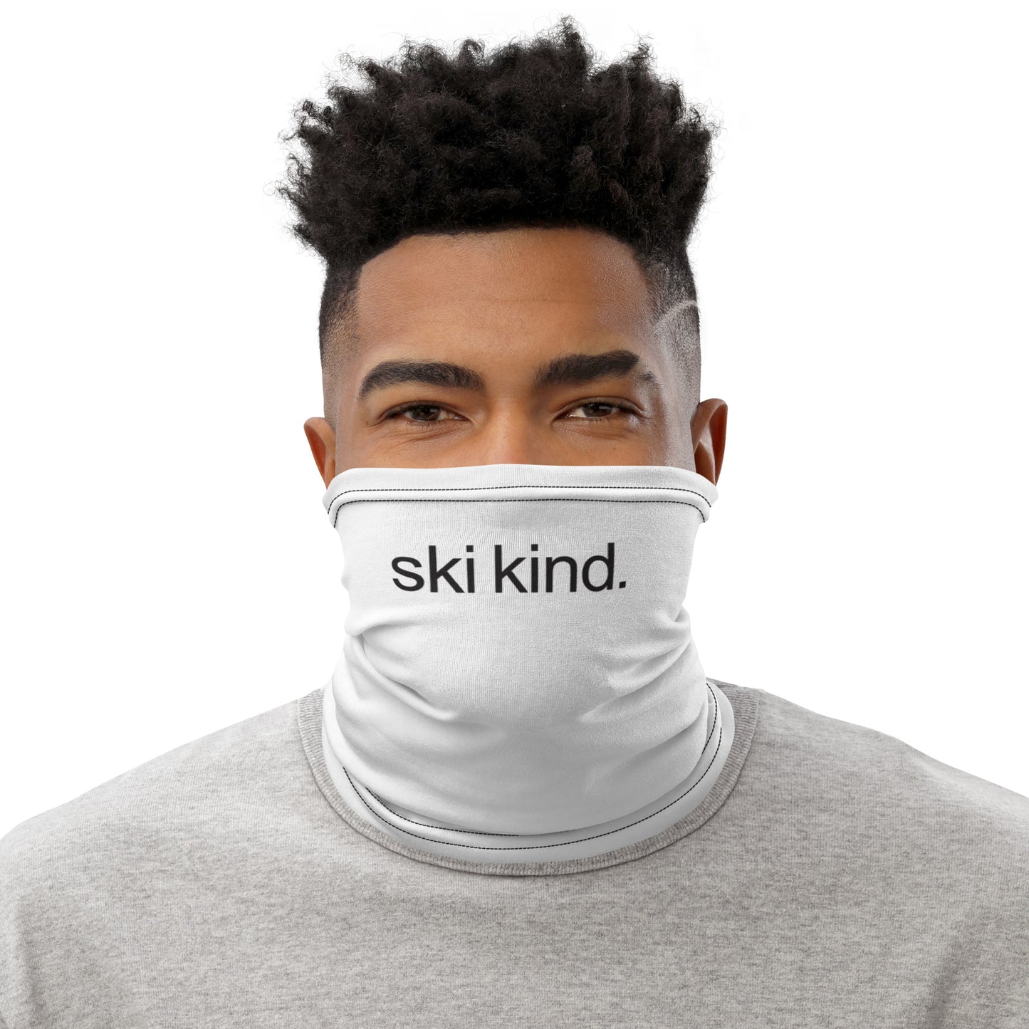 CS0017 - 05010 - ski kind Neck Gaiter (White)