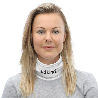 CS0017 - 05010 - ski kind Neck Gaiter (White)